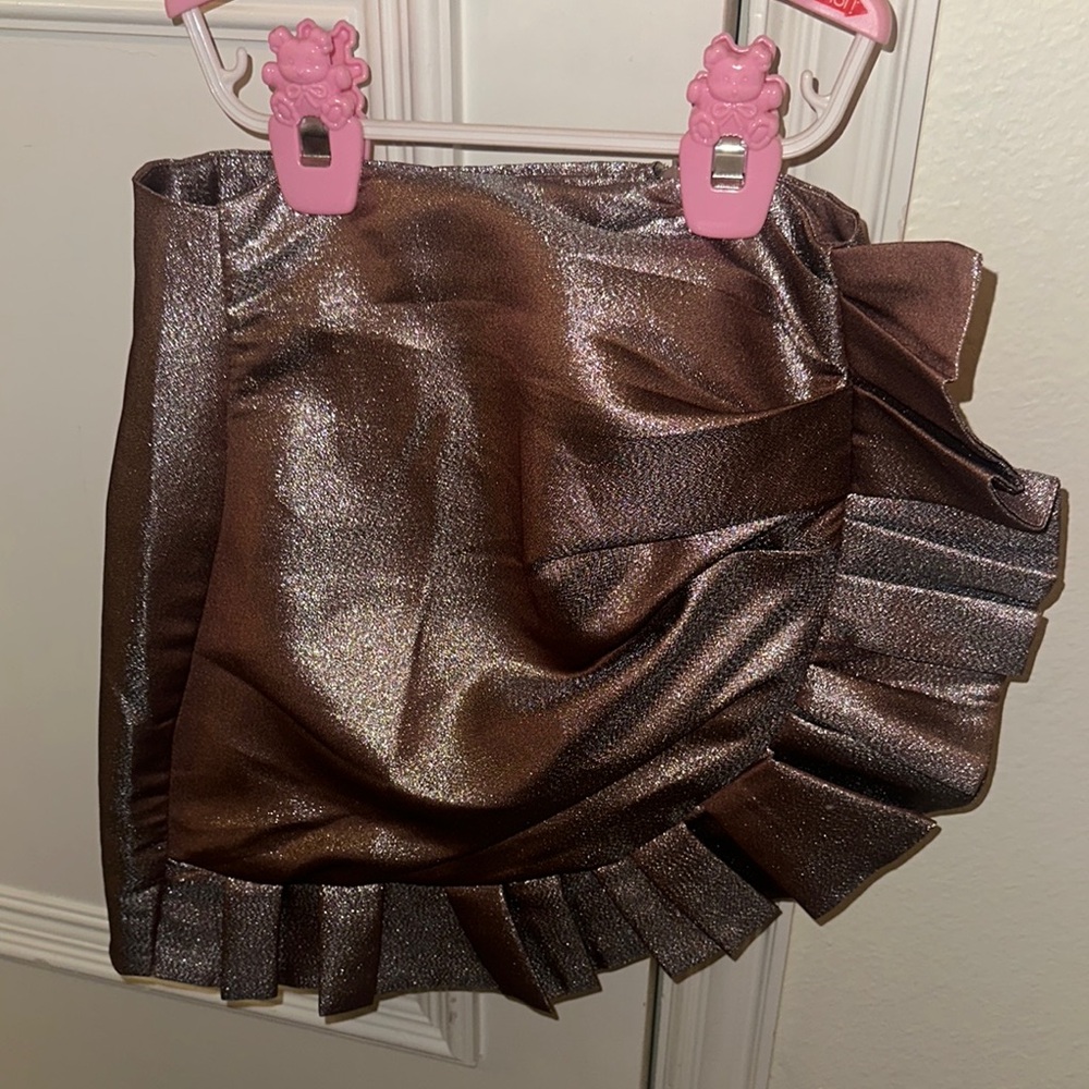 Shimmering Brown Skirt